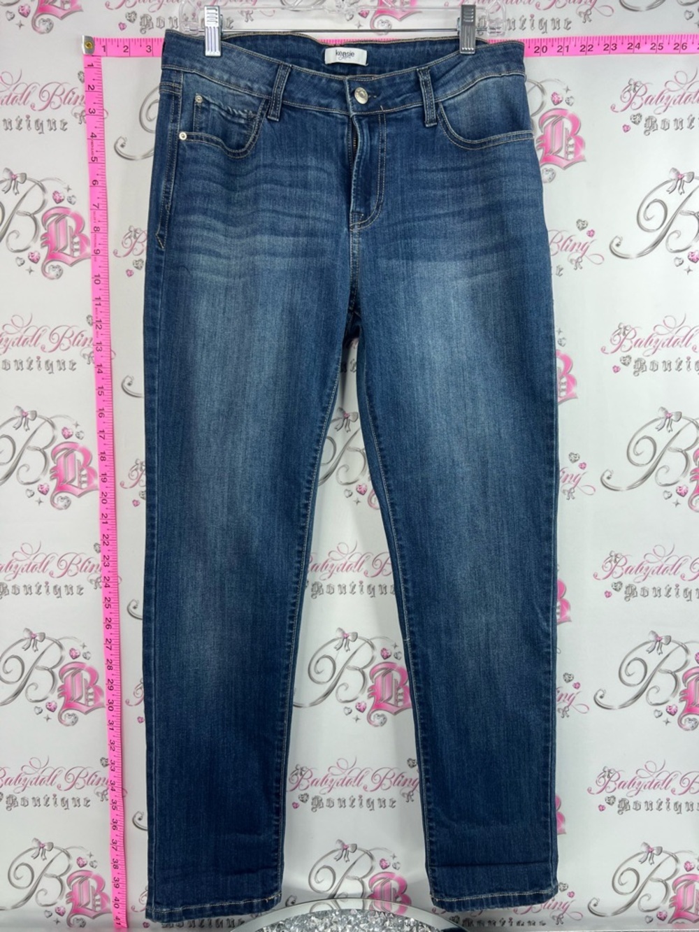 Kensie jeans pants soft stretchy Women's Blue Denim Jeans